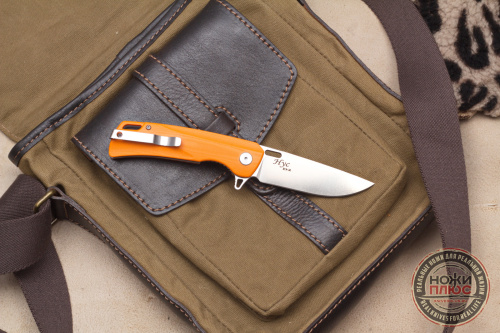Нож складной Нус оранжевый Кизляр