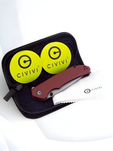 Складной нож CIVIVI Brazen сталь 14C28N, рукоять Burgundy G10 Складной нож CIVIVI Brazen сталь 14C28N, рукоять Burgundy G10