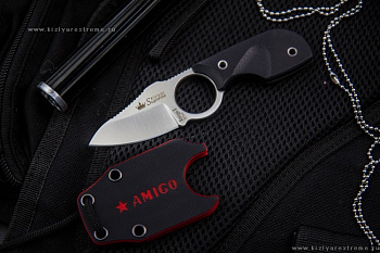 Нож шейный Amigo X  D2 Satin Black