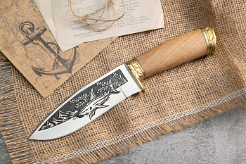 Нож Акула-2 Латунь Нож Акула-2 Латунь