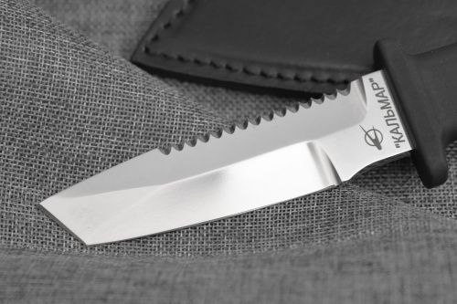 Нож водолазный Кальмар кожанные ножны