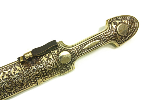 Кинжал сувенирный модель №15 малый мельхиор Поиск Кизляр