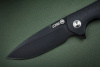 Складной нож CJRB Scoria PVD сталь AR-RPM9, рукоять Black G10