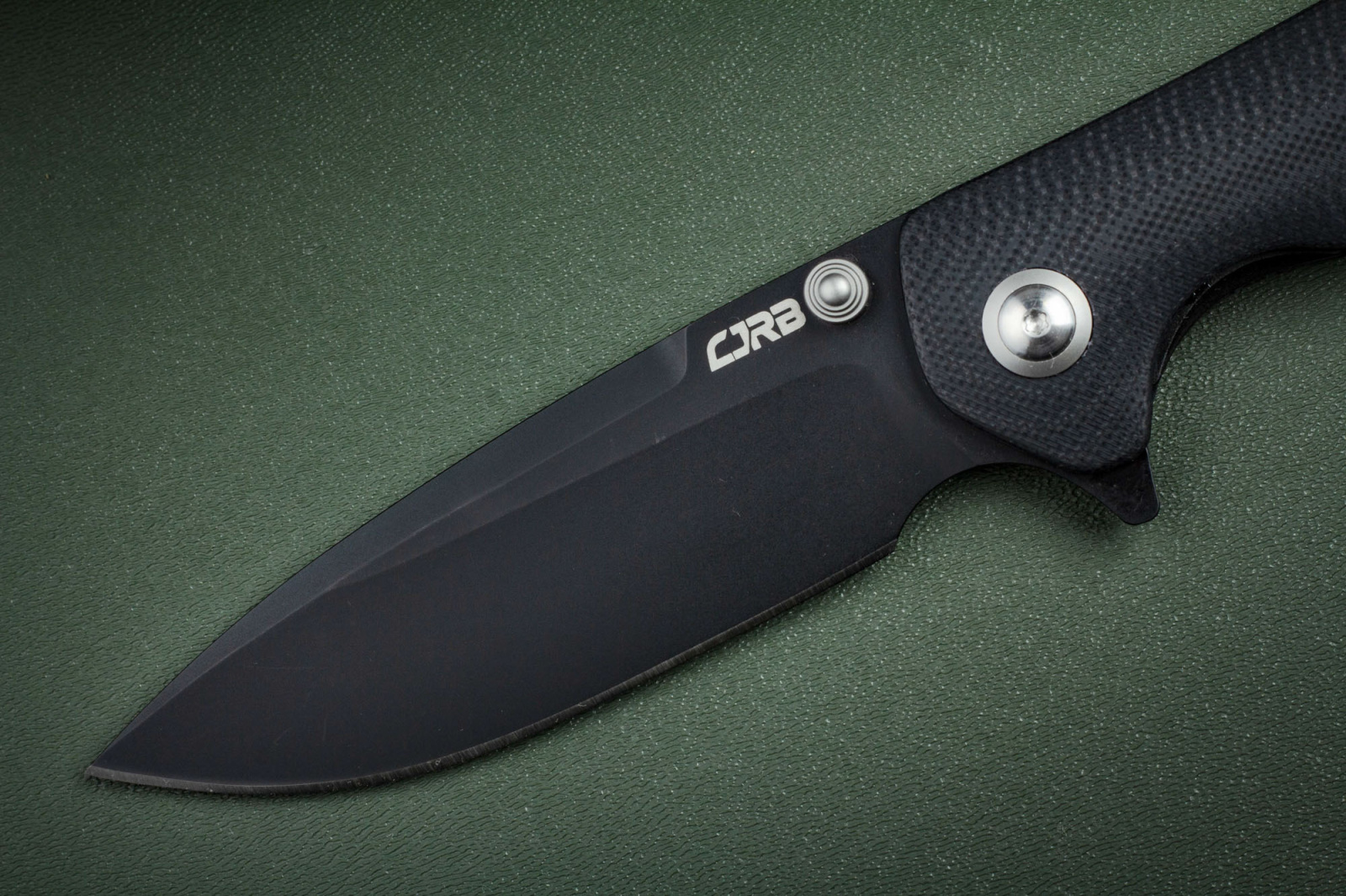 Складной нож CJRB Scoria PVD сталь AR-RPM9, рукоять Black G10