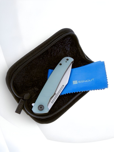 Складной нож Sencut Brazoria Satin сталь D2, рукоять Natural G10
