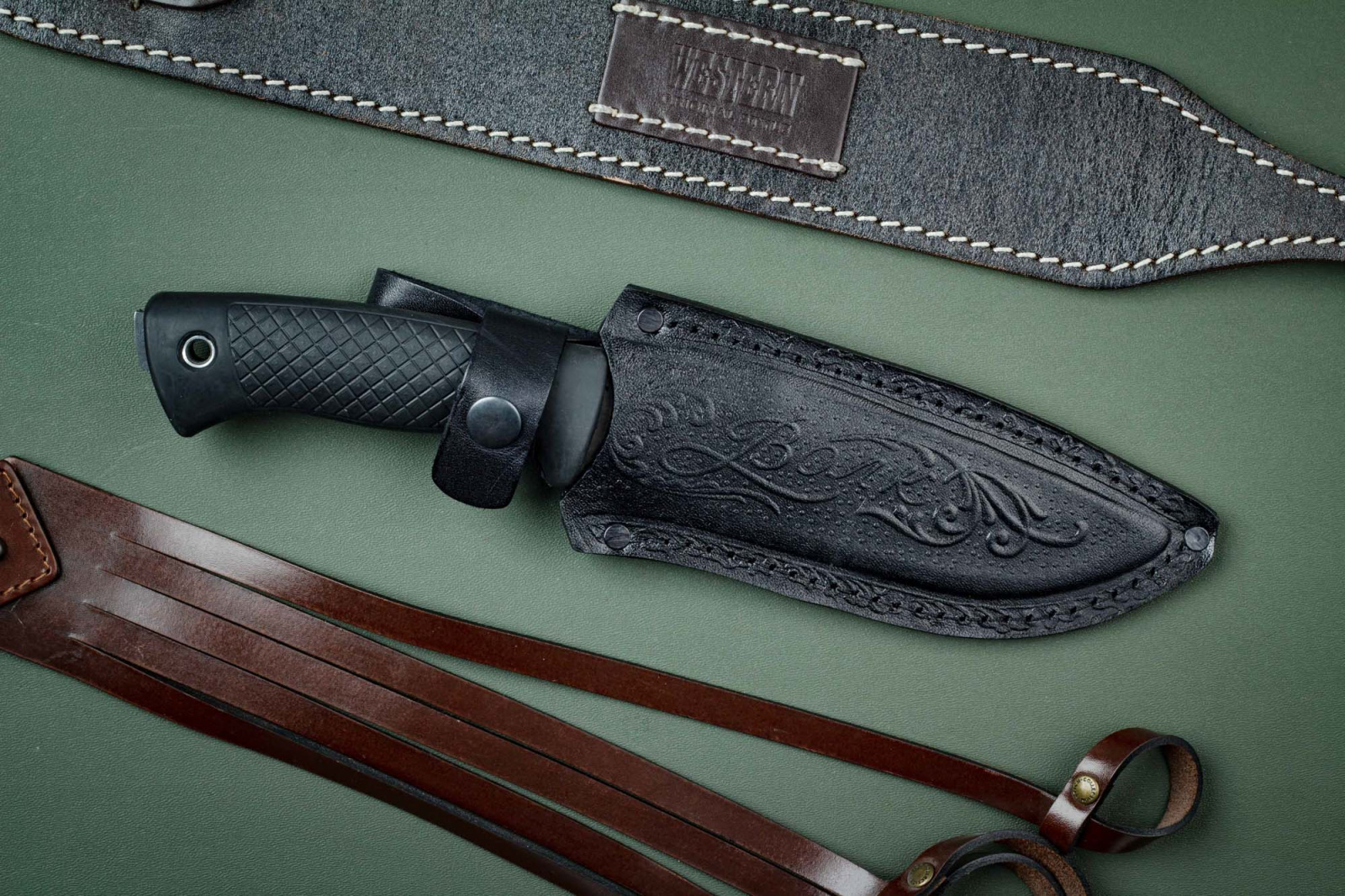 Нож Волк - Х12 резина Беркут