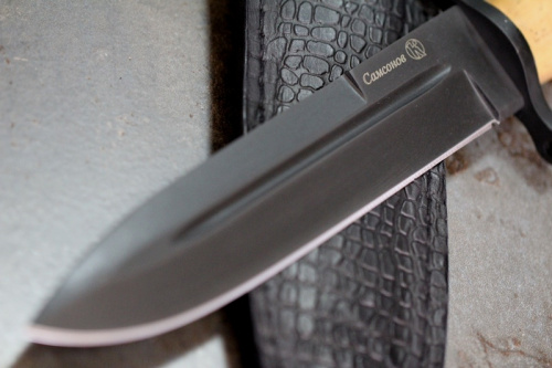 Нож Самсонов  Сталь 110х18 Черный Нож Самсонов  Сталь 110х18 Черный