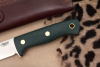 Нож Кедр L N690 изумруд конвекс Южный Крест