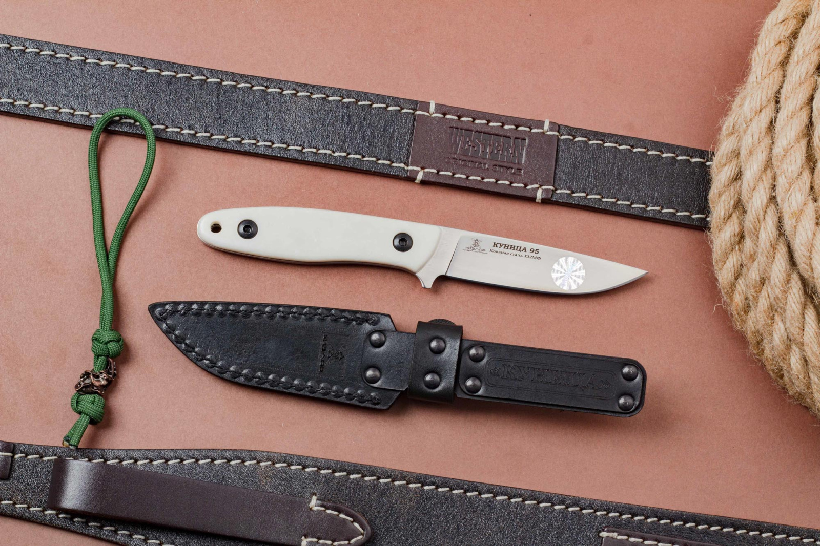 Нож Куница 95 кориан Х12МФ Андреев