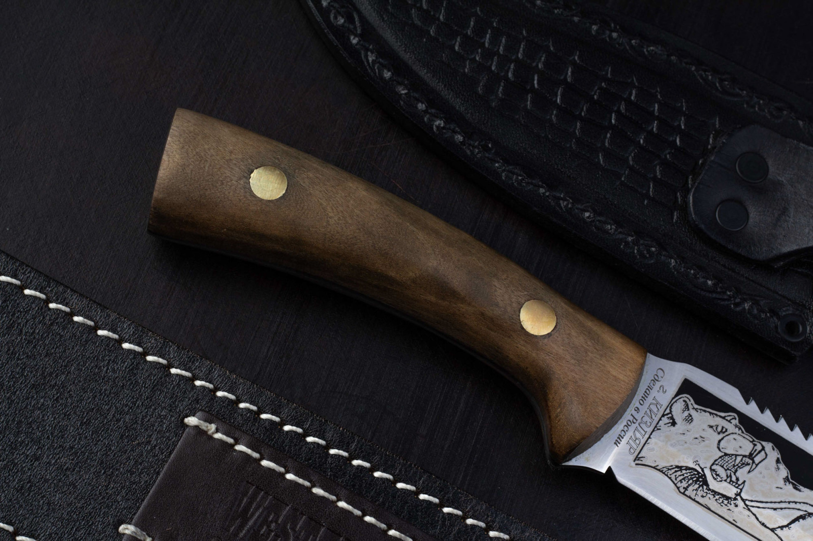 Нож Пума 65х13 клепанный Беркут Нож Пума 65х13 клепанный Беркут