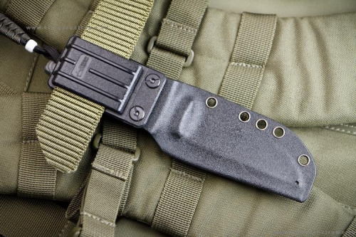 Нож Nikki AUS-8 Black Titanium