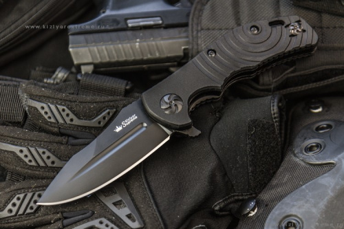 Складной нож Bloke Z D2 black Titanium