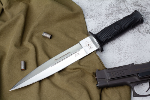 Нож КО-2 Полированный Эластрон с символикой ВДВ Нож КО-2 Полированный Эластрон с символикой ВДВ