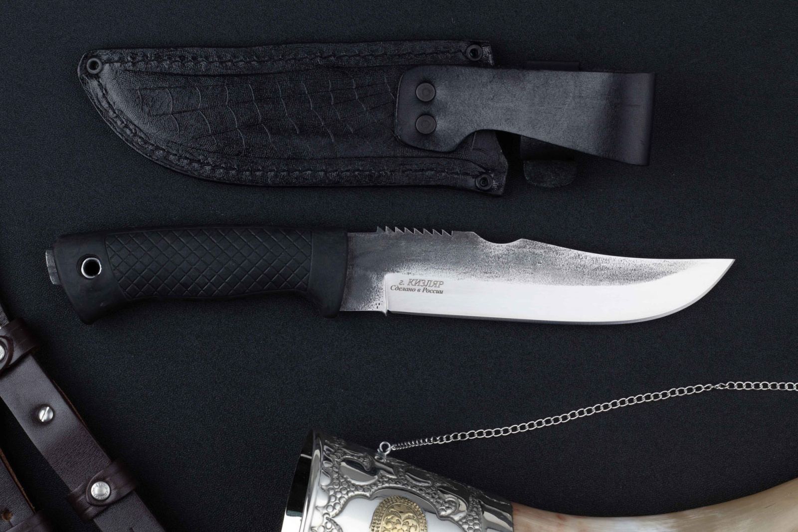 Нож Скорпион -1 65х13 резина Беркут