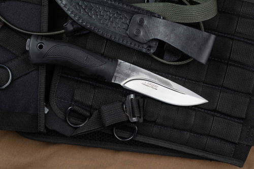 Нож Енот - 65х13/резина Беркут Кизляр