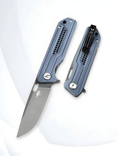 Нож складной Bestech Circuit Blue Titanized Grey