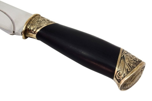 Нож Гюрза - 65Х13/латунь Беркут Кизляр