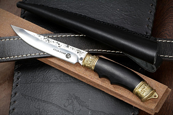 Нож Якут Х12МФ/латунь Блажко