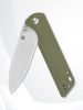 Нож QSP Parrot Satin сталь D2, рукоять Light Green Micarta