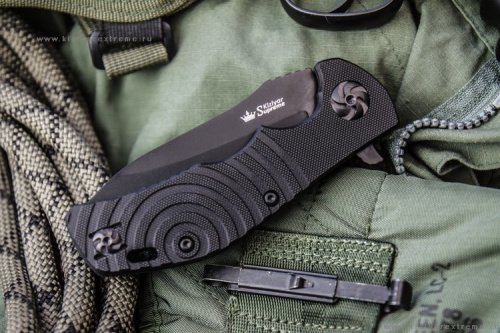 Складной нож Bloke X D2 black Titanium