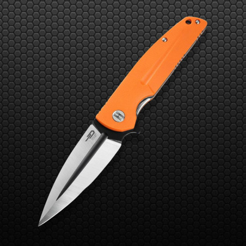Нож складной Bestech Fin Orange Black/Satin