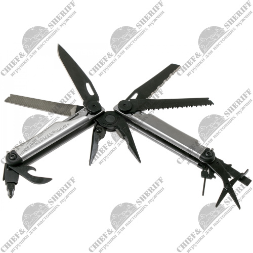Мультитул Leatherman Wave Plus (832622) 100мм 17функц. серебристый/черный