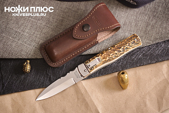 Автоматический нож Predator RWL34 рог оленя Mikov