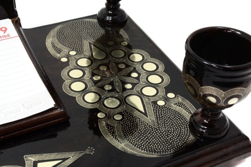 Письменный набор (унцукульская насечка)