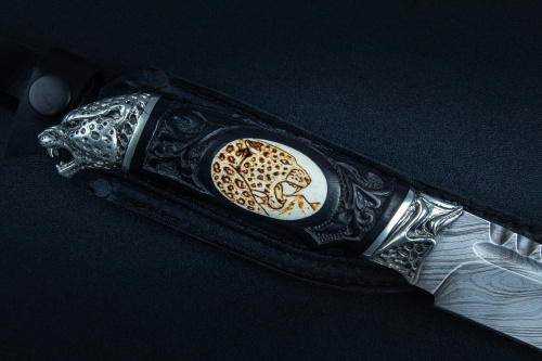 Нож Клык (Гепард) дамаск Адамов