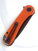 Складной нож CIVIVI Elementum Blackwash сталь D2, рукоять Orange G10