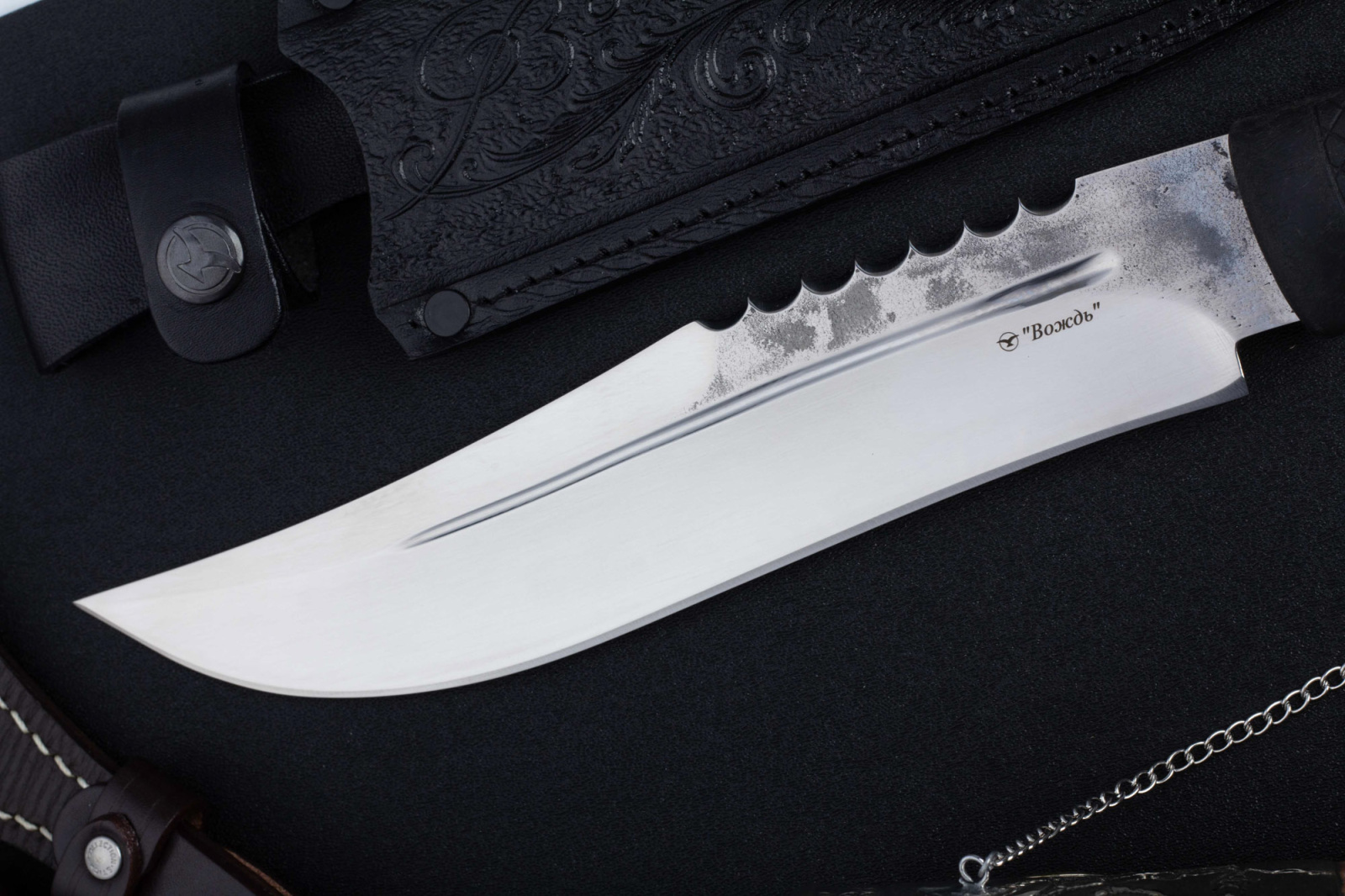 Нож Вождь - 65Х13 резина Беркут Кизляр