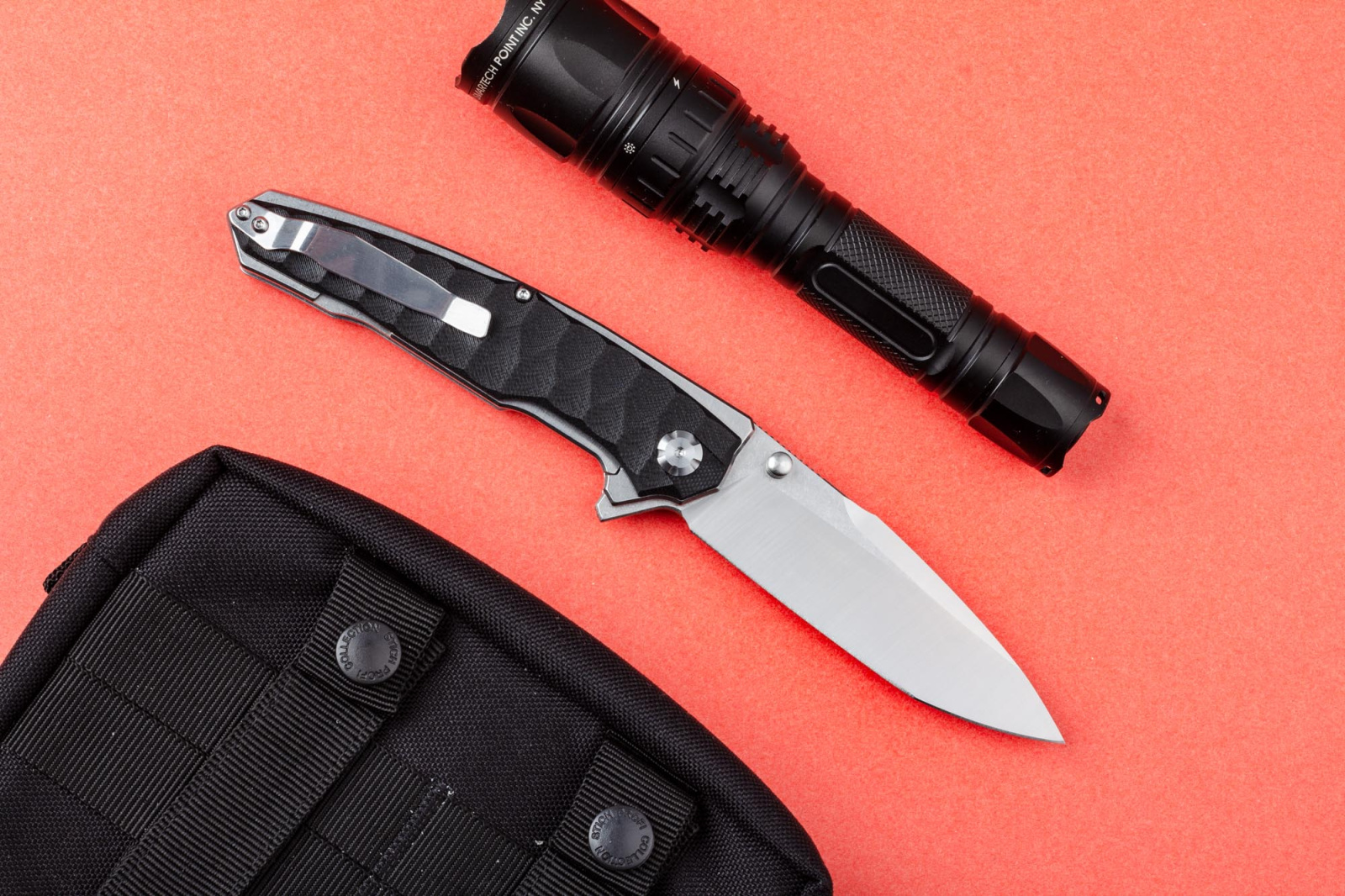 Нож складной Камень сталь D2