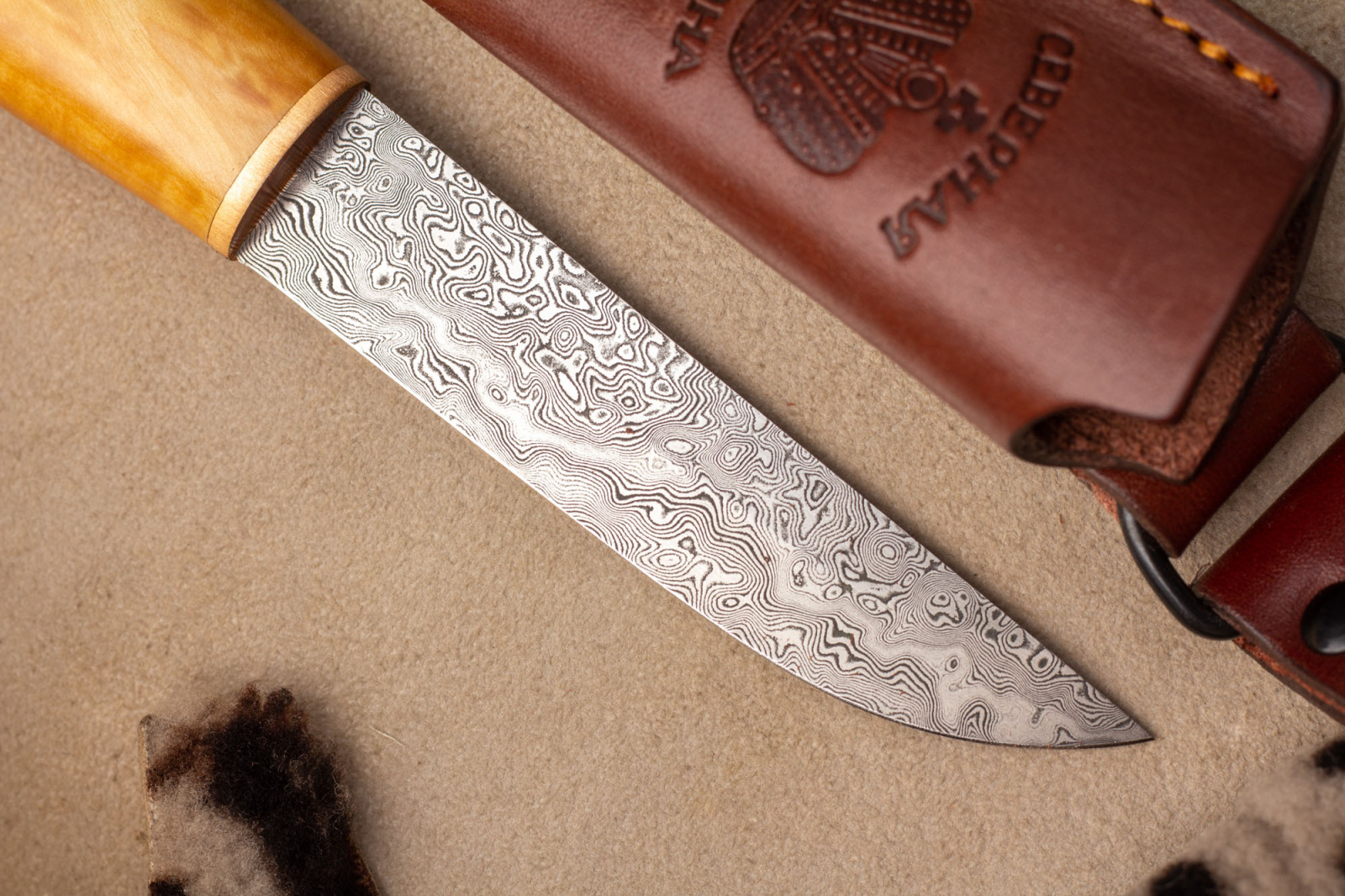 Нож MaTTI (Матти) дамаск Северная Корона