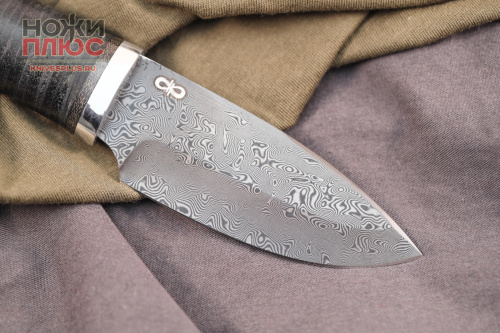 Нож добрый дамасск/кожа ZD-0803 АиР
