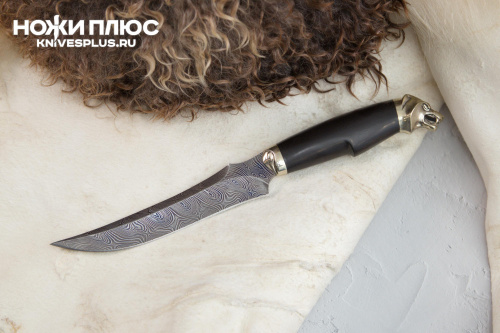 Нож Акела Сталь Дамаск Нож Акела Сталь Дамаск