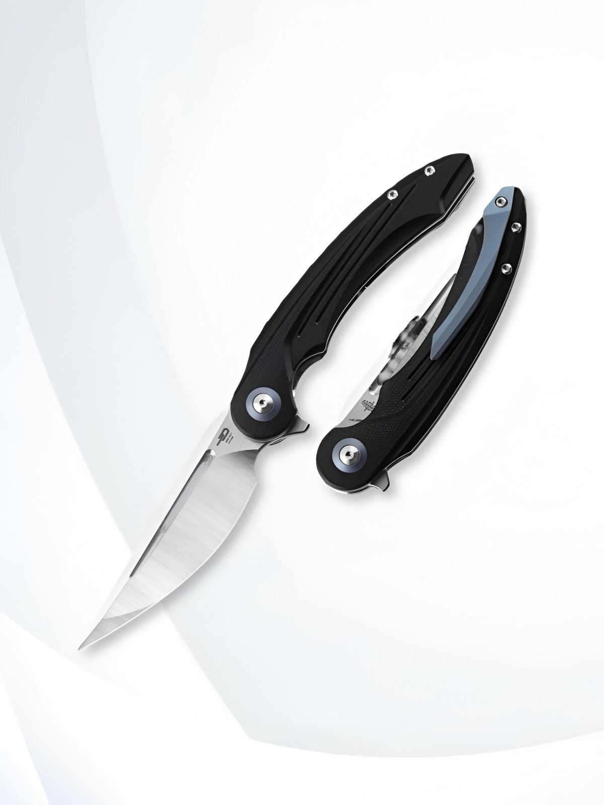 Нож складной Bestech Irida Black Carbon