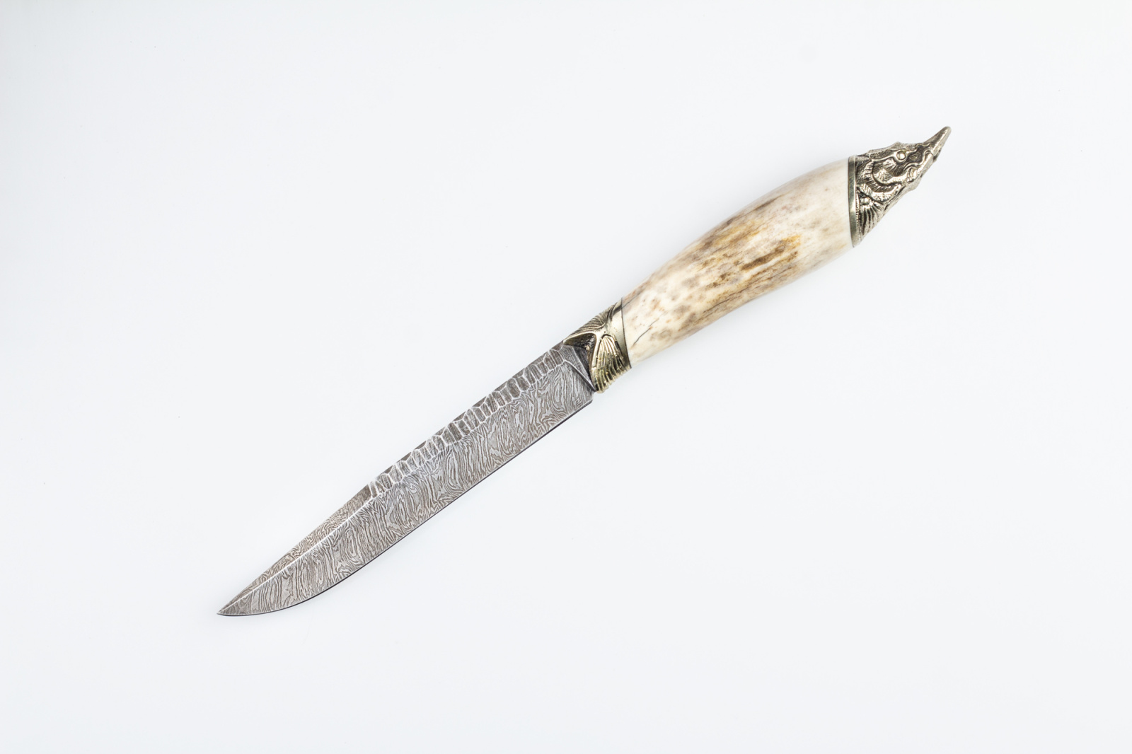 Нож Спец (Осетр) дамаск Адамов