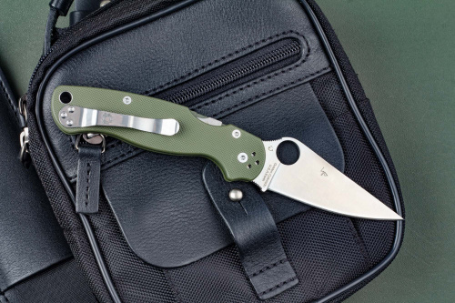 Нож Paramilitary 2 CH зеленый Spyderco