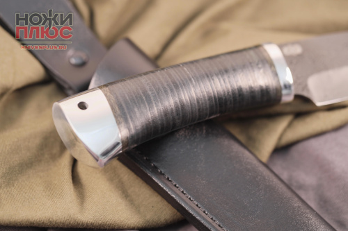 Нож добрый дамасск/кожа ZD-0803 АиР