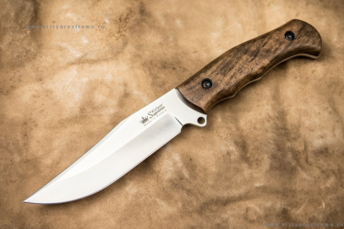 Нож Caspian AUS-8 StoneWash Орех