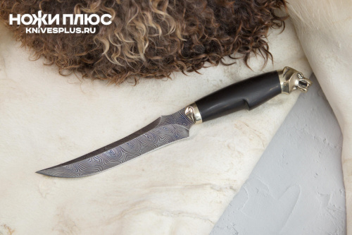 Нож Акела Сталь Дамаск Нож Акела Сталь Дамаск