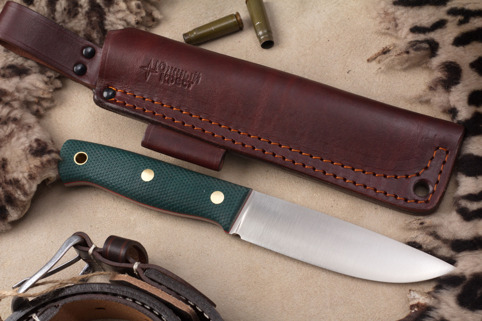 Нож Модель Х М CPR изумруд конвекс Южный Крест