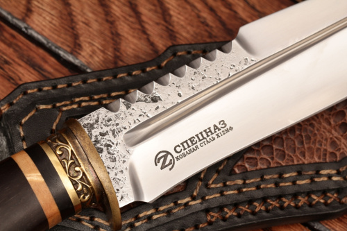 Нож Спецназ - Х12МФ пила Кизляр