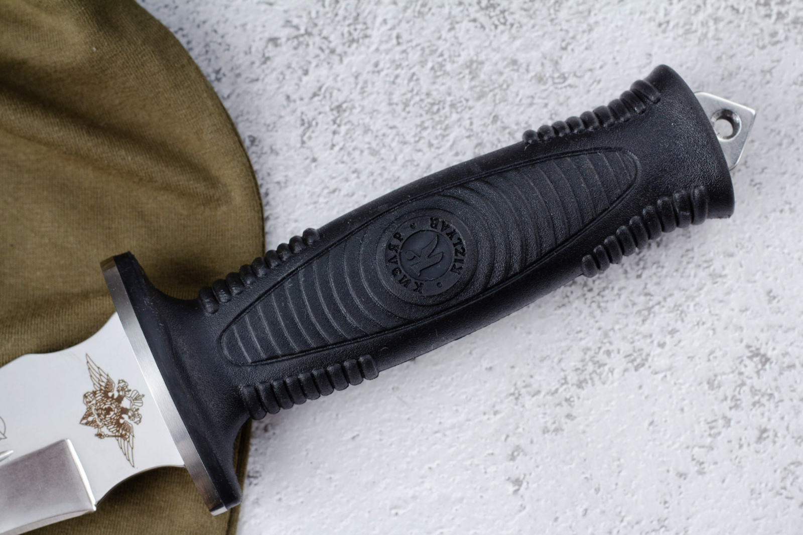 Нож Сталкер - эластрон с символикой МВД Нож Сталкер - эластрон с символикой МВД