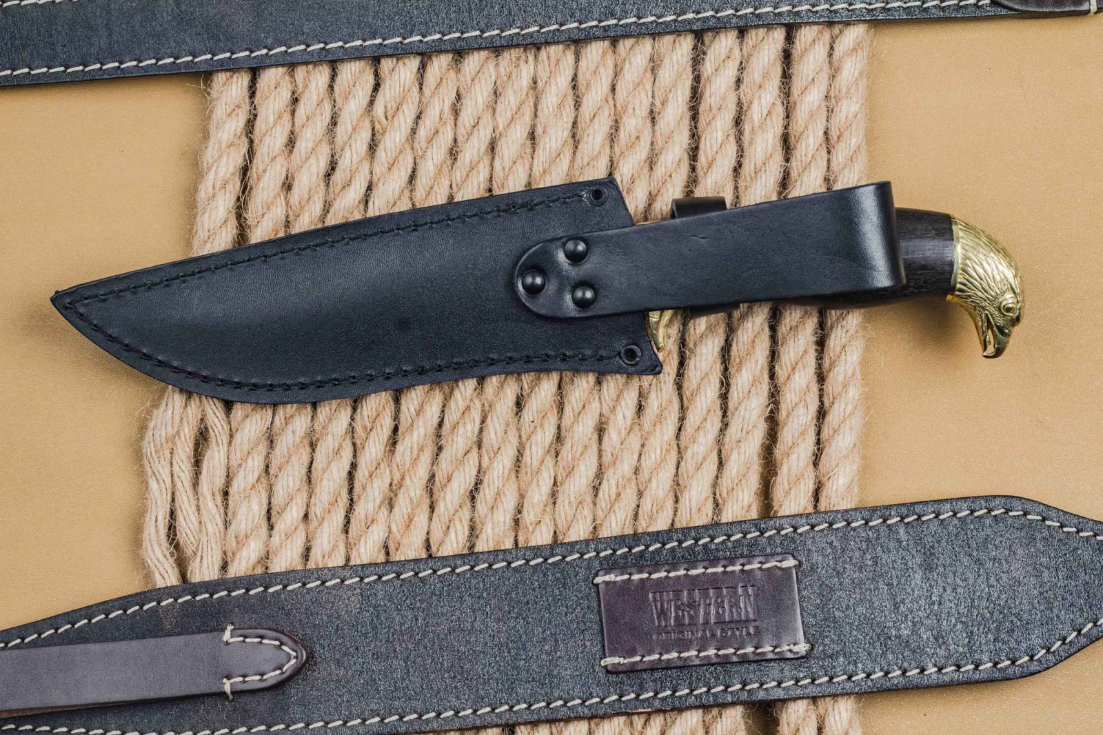 Нож Сокол Сталь Х12МФ Латунь