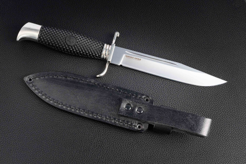 Нож Финка НКВД Х12мф эластрон черный Андреев