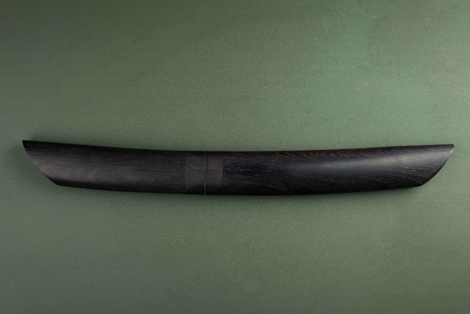 Нож Танто дамасская сталь, черный граб.