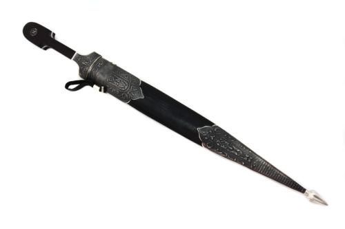 Кинжал ККВ дамаск серебро Кинжал ККВ дамаск серебро