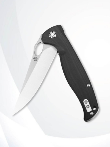 Нож QSP Gavial Satin сталь D2, рукоять Black G10