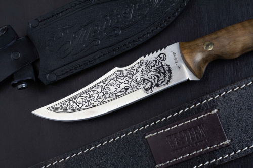 Нож Тайгер - 65Х13/орех Беркут Кизляр